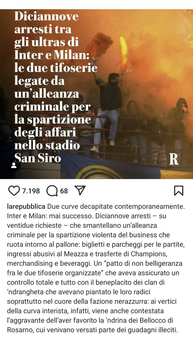 Retata della Mobile, Curve: Beretta e Ferdico Inter, Lucci e Shrek Milan, tutti dentro…- immagine 2