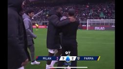 Milan-Parma, la lite tra Conceicao e Calabria a fine partita | VIDEO