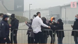 Video – L’arrivo di Gatti alle visite con la Juventus