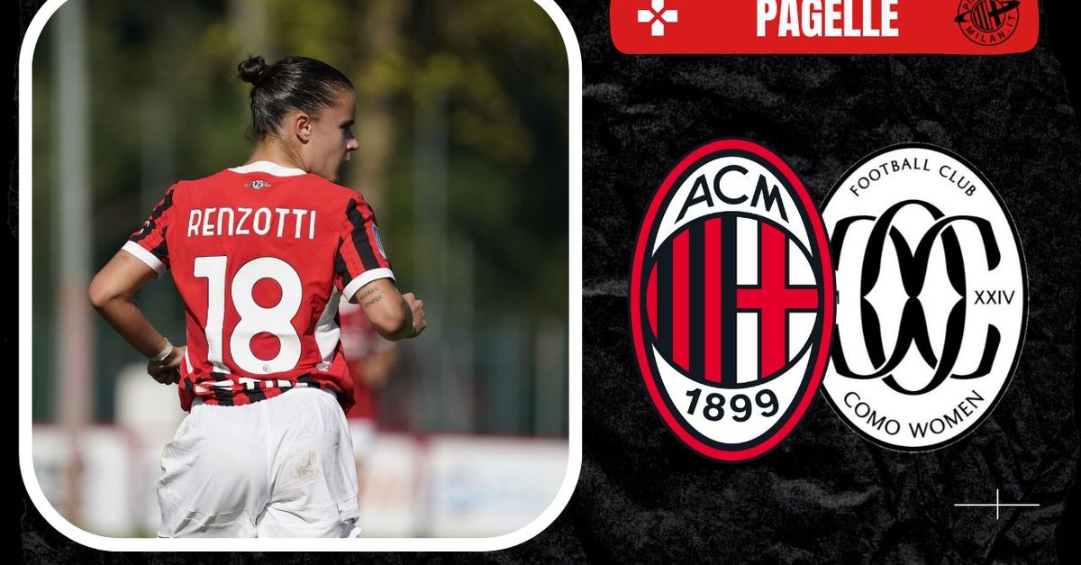 Pagelle Milan Como Femminile: super Giuliani, delude invece Sorelli