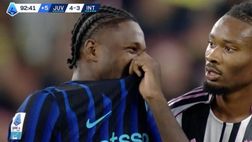 La Juve segna, Thuram ride. Aldo Serena lo attacca sui social
