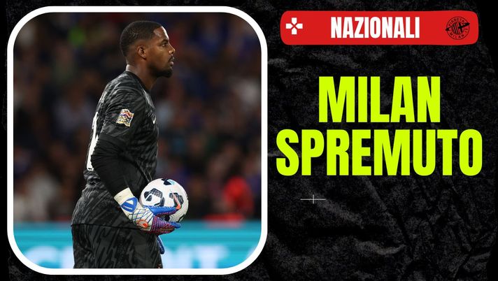 Mike Maignan Nations League 2024-25 Francia-Italia 1-3