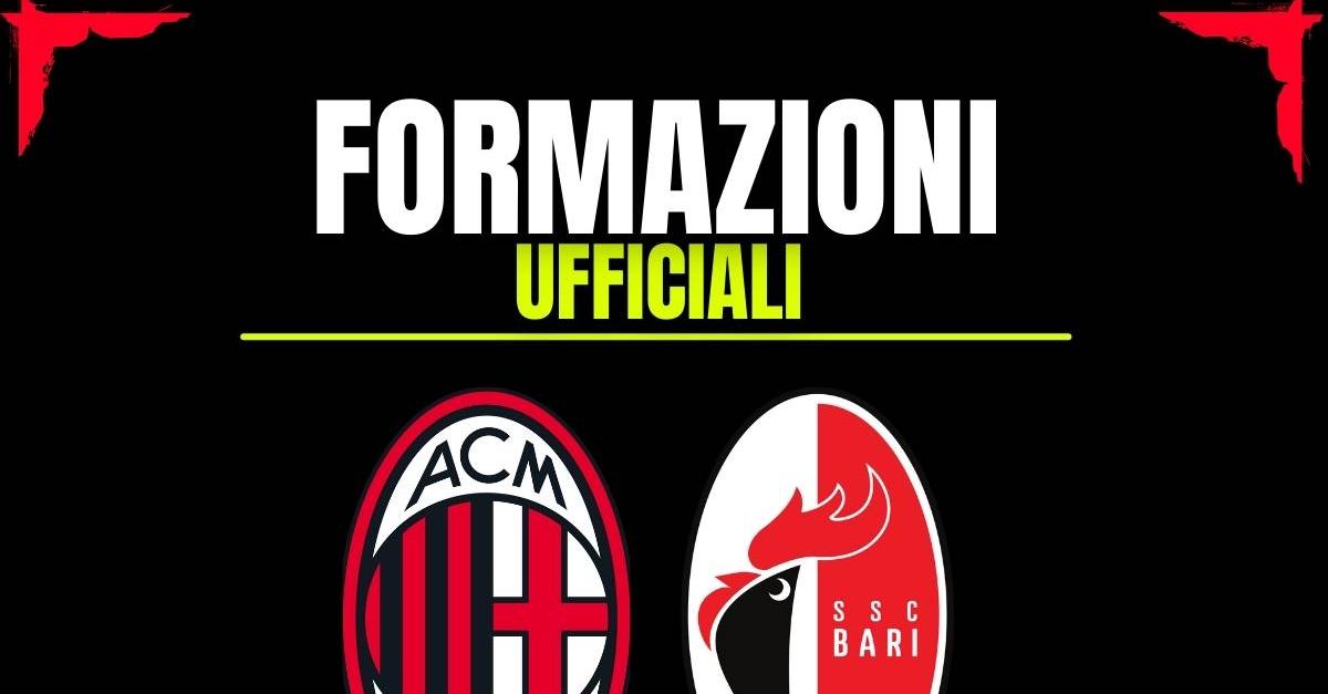 Formazioni ufficiali Milan Bari: Allegri sorprende tutti a metà campo Formazioni ufficiali Milan Bari: Allegri sorprende tutti a metà campo