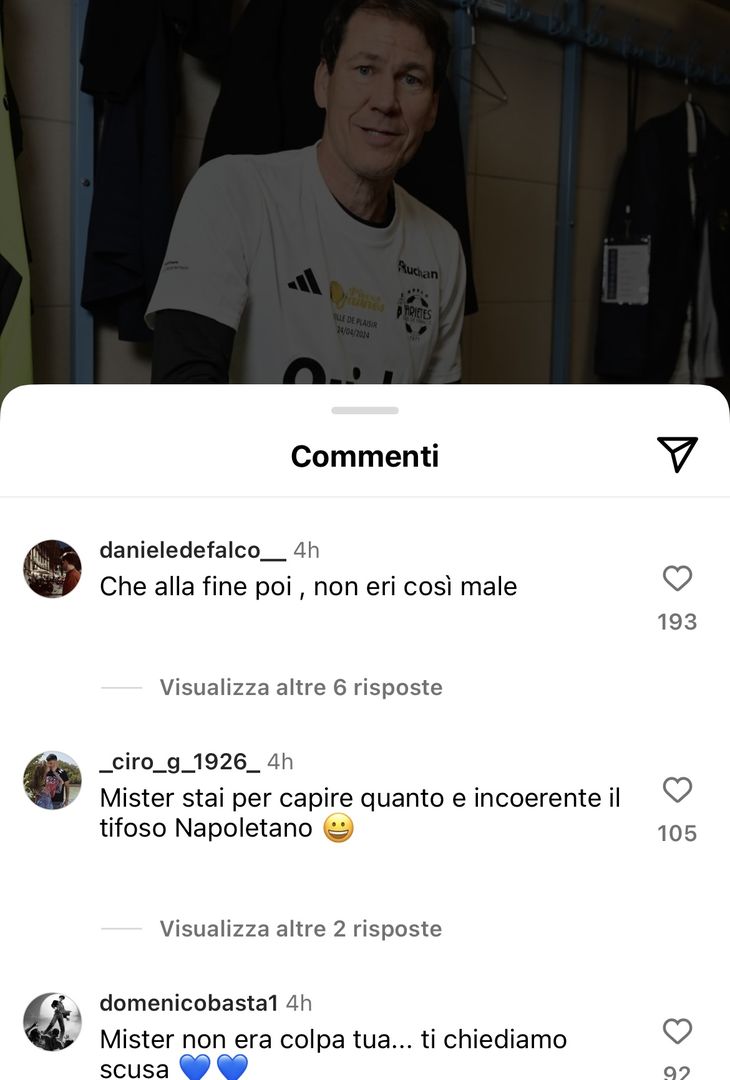 GALLERY Garcia pubblica sui social: e spuntano i commenti dei tifosi del Napoli! - immagine 7