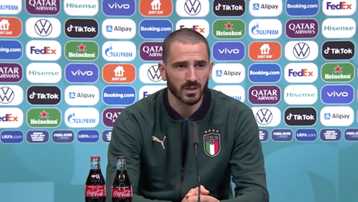 Spagna-Italia, Bonucci: “La squadra ha voglia di portare a casa un trofeo”  Italia