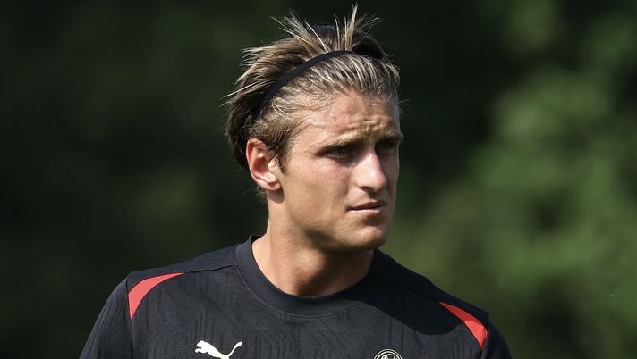 Lorenzo Colombo AC Milan allenamento Milanello