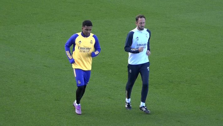 Real Madrid, Rodrygo, lavora a parte: un giorno prima del derby di copa del Rey… - immagine 1