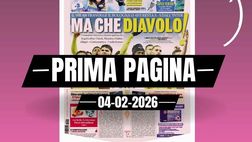 Prima pagina Gazzetta dello Sport: “Ma che Diavolo! Il Milan travolge il Bologna”