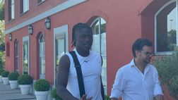 Lazio, l’arrivo di Tchaouna all’Isokinetic per i test fisici – VIDEO