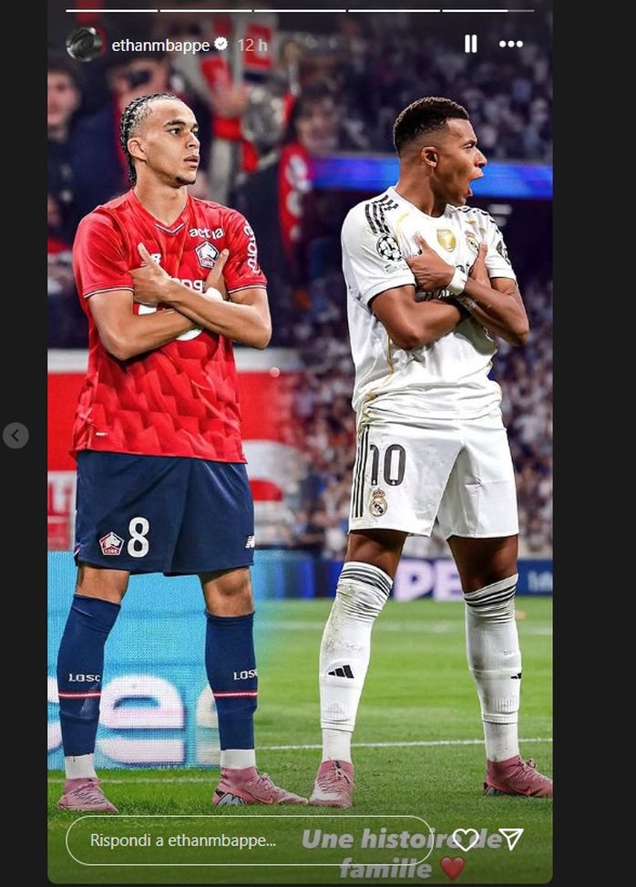 Il fratello ferma il PSG ed esulta come lui: Mbappé felicissimo in tribuna- immagine 2