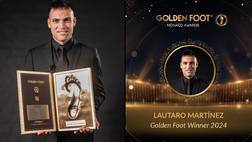 Lautaro Martinez vince il Golden Foot: premio assegnato ieri a Montecarlo