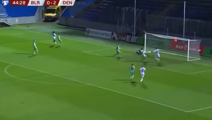 Rasmus Hojlund sta trascinando la sua nazionale nel match valido per le qualificazioni ai Mondiali che si terranno nel 2026 hojlund