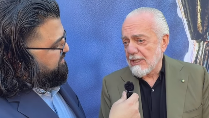 Il presidente azzurro è stato intervistato negli Stati Uniti dove ha parlato della stagione del Napoli De Laurentiis intervista