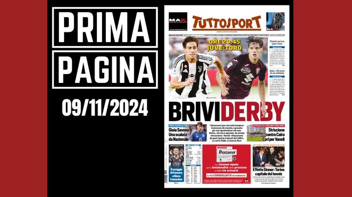 Prima pagina Tuttosport - Il coraggio di Fonseca: 'Gioca Camarda'