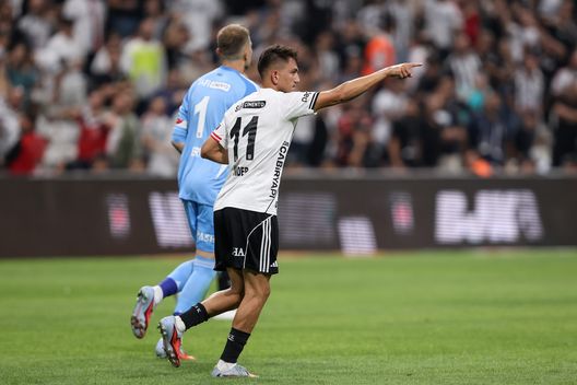 Cengiz Under, 28 anni, attaccante del Besiktas. (Foto di Ahmad Mora/Getty Images)