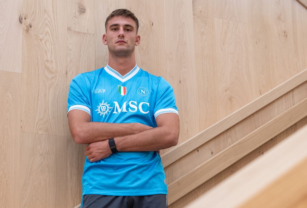 I primi scatti di Lucca con la maglia del Napoli