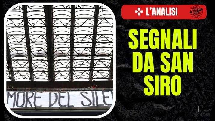 Protesta Curva Sud Milan-Genoa 3-3 Serie A News 2023-24