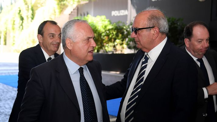 Claudio Lotito e Angelo Fabiani
