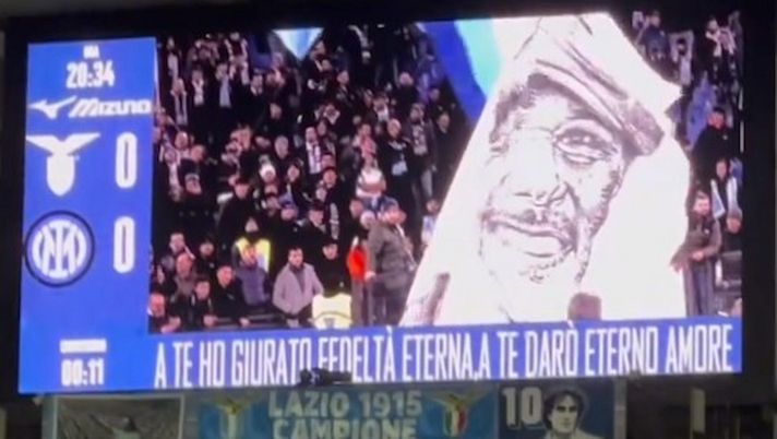 Lazio-Inter, l’omaggio a Mihajlovic. Il club nerazzurro: “Sempre nei nostri cuori” - immagine 1