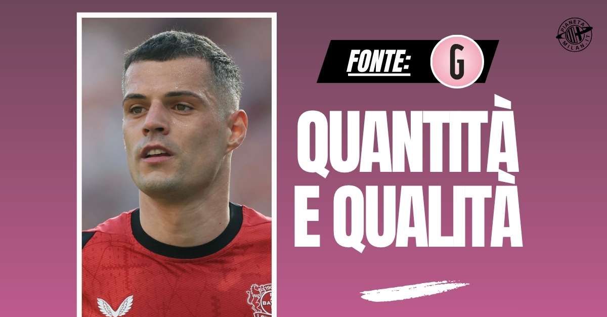 calciomercato milan tare punta xhaka ma ci sono valutazioni in corso