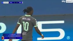 VIDEO / Leao, momento no: esce e segna Reijnders: la sua reazione