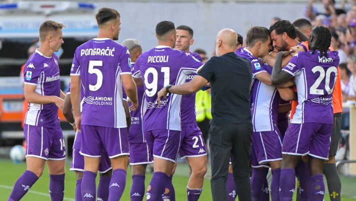 GERMOGLI PH: 21 SETTEMBRE 2025 FIRENZE STADIO ARTEMIO FRANCHI SERIE A FIORENTINA VS COMO NELLA FOTO ESULTANZA FIORENTINA GOL Fiorentina, i convocati per la Roma: Pioli ne chiama 24, ancora out Sohm - immagine 1