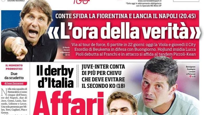 Il Napoli sui media: le prime pagine dei quotidiani di oggi- immagine 1
