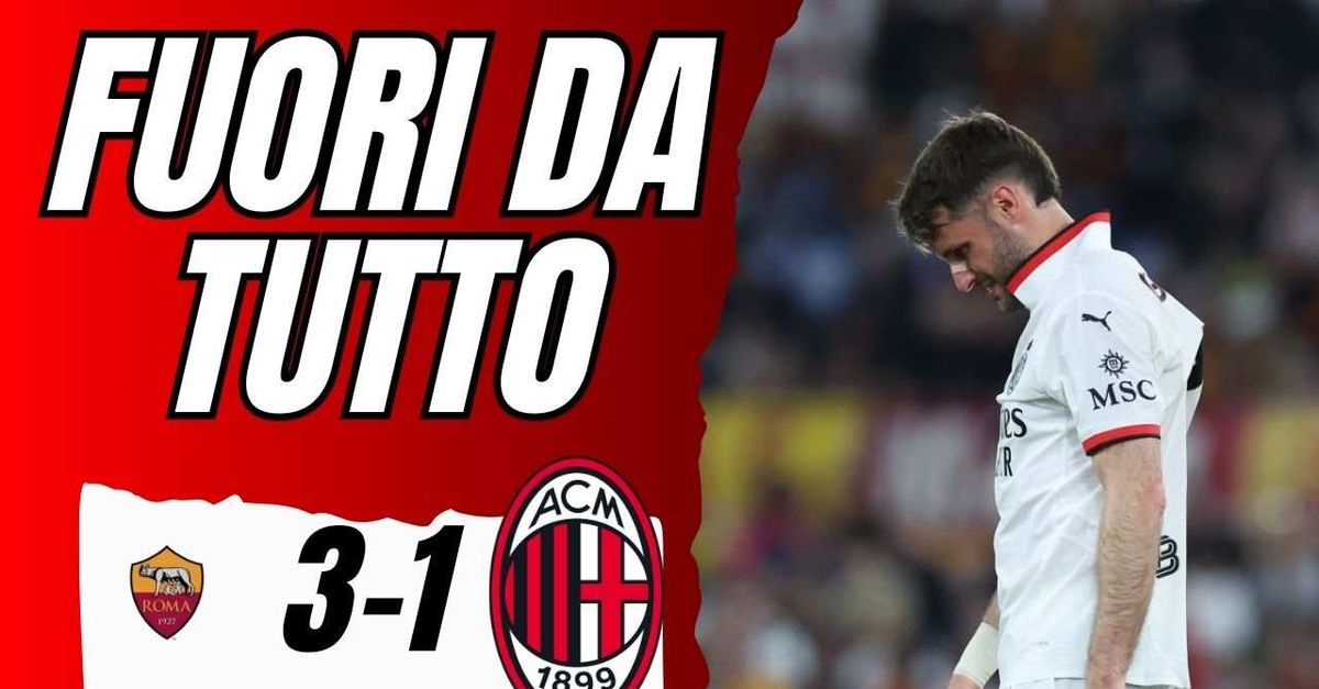 Fuori da tutto… Fuori tutti! Roma Milan 3 1: disastro totale Fuori da tutto… Fuori tutti! Roma Milan 3 1: disastro totale
