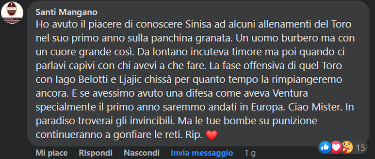 I ricordi dei lettori di TN per Miha: “Ciao Sinisa, saluta gli Invincibili”- immagine 11