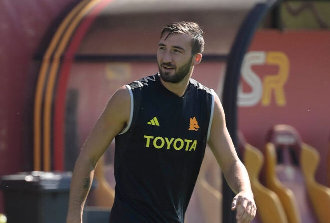 Roma, a Trigoria si lavora per preparare la sfida al Servette – FOTO GALLERY - immagine 8