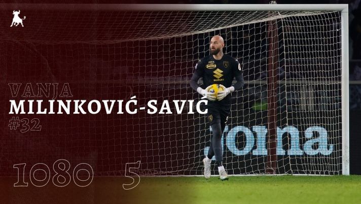 Toro in numeri, Milinkovic-Savic: quinto per clean sheet e settimo per parate - immagine 1