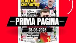 Prima pagina Corriere dello Sport: Milan in Belgio per Jashari