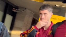 Roma, i giallorossi in viaggio verso Firenze in treno