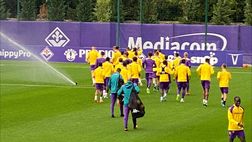 VIDEO VN – L’allenamento della Fiorentina: riscaldamento e torello