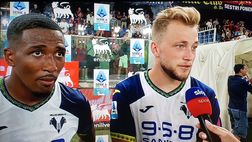 Tengstedt e Tchatchoua al battesimo del gol: “Che gioia, vittoria dedicata ai tifosi”
