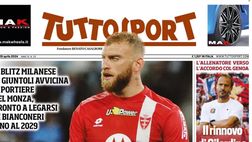 PRIMA PAGINA TUTTOSPORT OGGI: “Di Gregorio, c’è l’intesa con la Juve!”