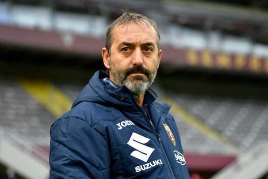 TURIN, ITALY - JANUARY 06: Marco Giampaolo, Head Coach of Torino F.C. reacts during the Serie A match between Torino FC and Hellas Verona FC at Stadio Olimpico di Torino on January 06, 2021 in Turin, Italy. Sporting stadiums around Italy remain under strict restrictions due to the Coronavirus Pandemic as Government social distancing laws prohibit fans inside venues resulting in games being played behind closed doors. (Photo by Valerio Pennicino/Getty Images)