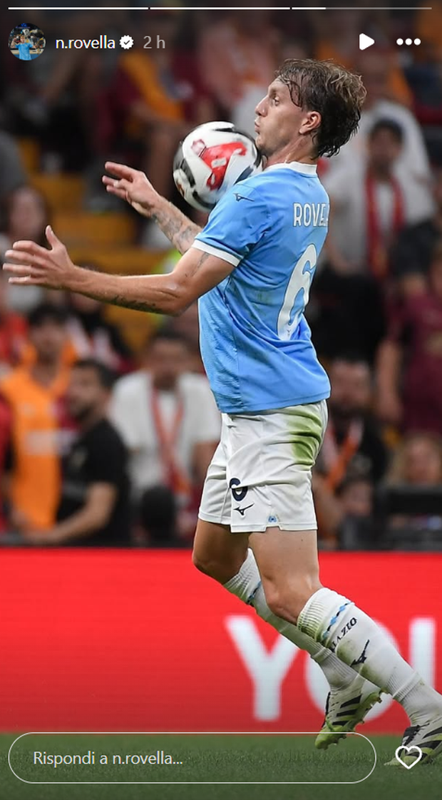 Lazio, la storia di Rovella su Instagram per la gara con il Galatasaray – FOTO- immagine 2