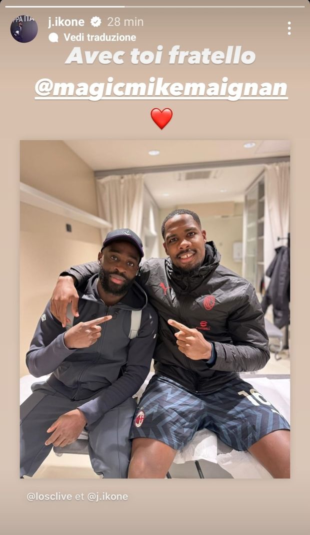 FOTO – Ikone si schiera dalla parte dell’ex compagno Maignan: “Con te Fratello”- immagine 2