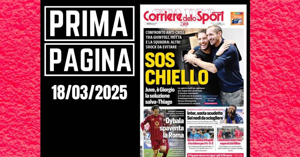 Prima pagina Corriere dello Sport: Gimenez e Joao Felix separati dal Milan