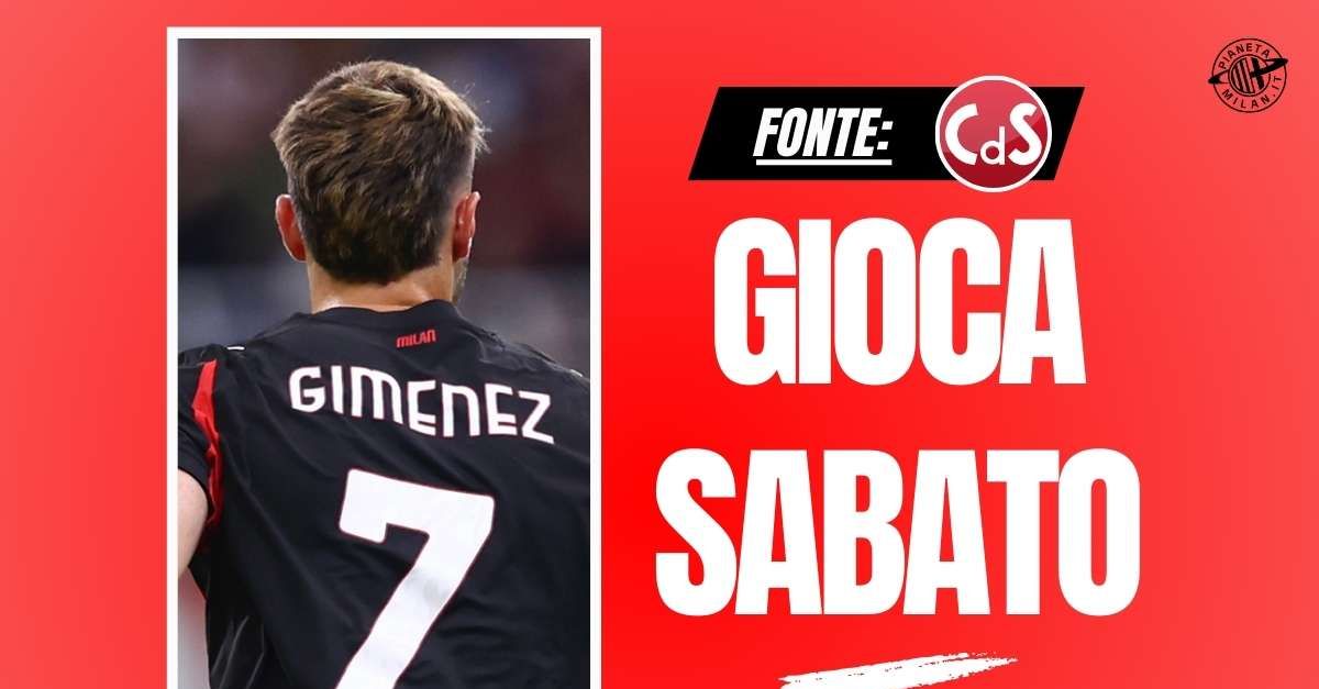 milan 232 l8217ora di gimenez sar224 titolare contro la cremonese
