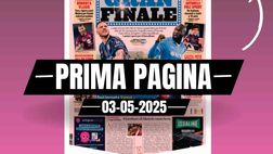 Prima pagina Gazzetta dello Sport: corsa Champions e Scudetto. Yamal…