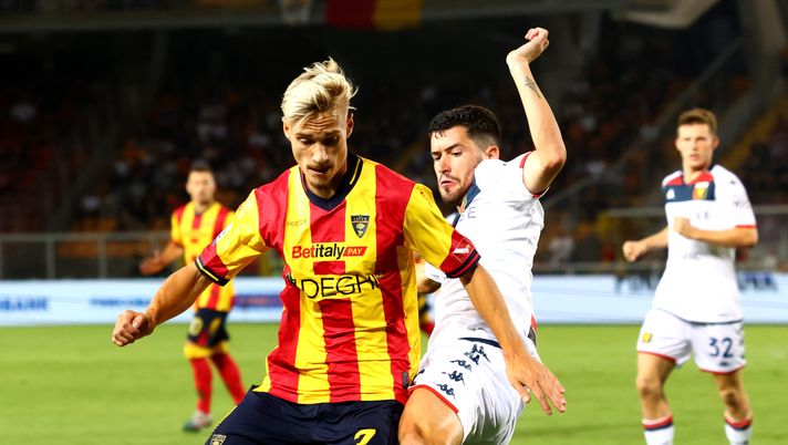Getty Images) Lecce-Genoa, espulso Martin: salterà la prossima partita contro la Roma - immagine 1