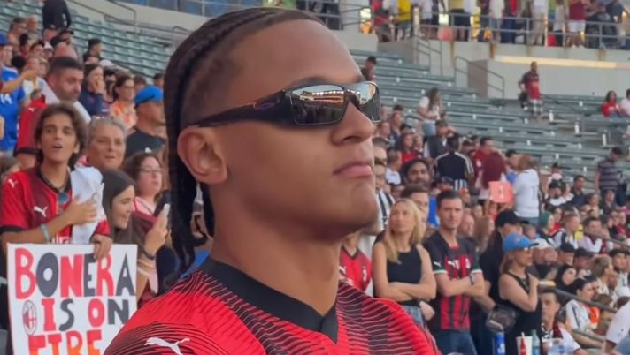 Milan, Banchero sugli spalti a tifare per il match contro la Juventus negli USA  Paolo Banchero