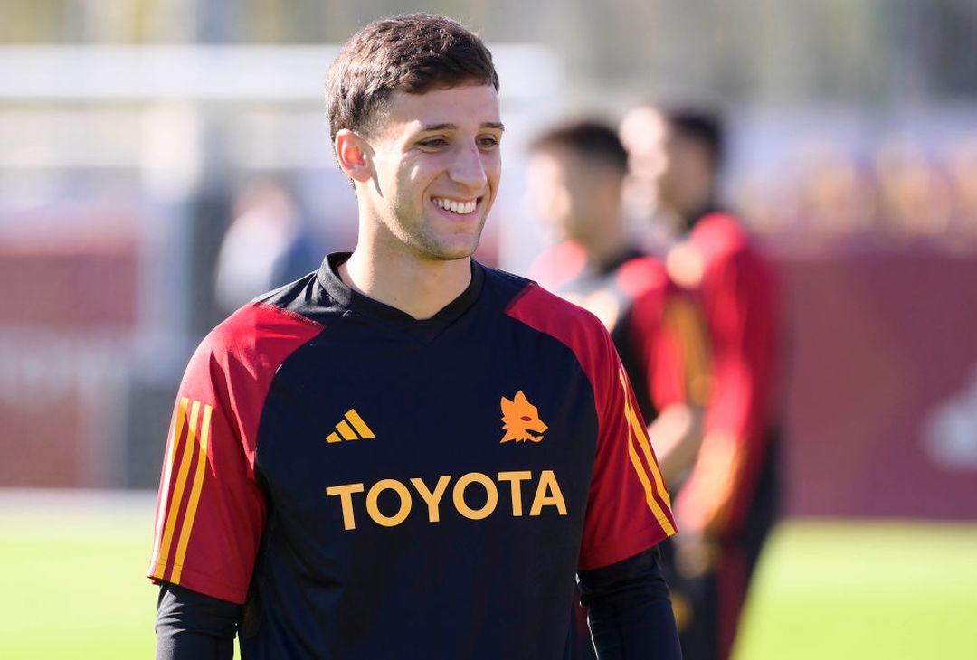 Roma, la rifinitura alla vigilia del match con lo Slavia – FOTO GALLERY - immagine 13