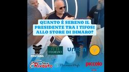 De Laurentiis acclamato dal pubblico: foto con i tifosi allo store di Dimaro
