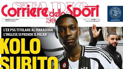 PRIMA PAGINA CORRIERE DELLO SPORT OGGI: “Conte: Siamo pochi”