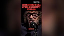 Cruciani impazzisce per la Roma prima in classifica: “Da laziale sono terrorizzato”