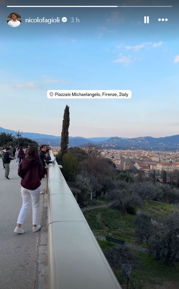 FOTO – Fagioli, gol e poi turista a Firenze: condivide Piazzale Michelangelo- immagine 2