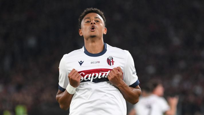 Dan Ndoye Bologna Milan-Bologna Coppa Italia 2024-2025